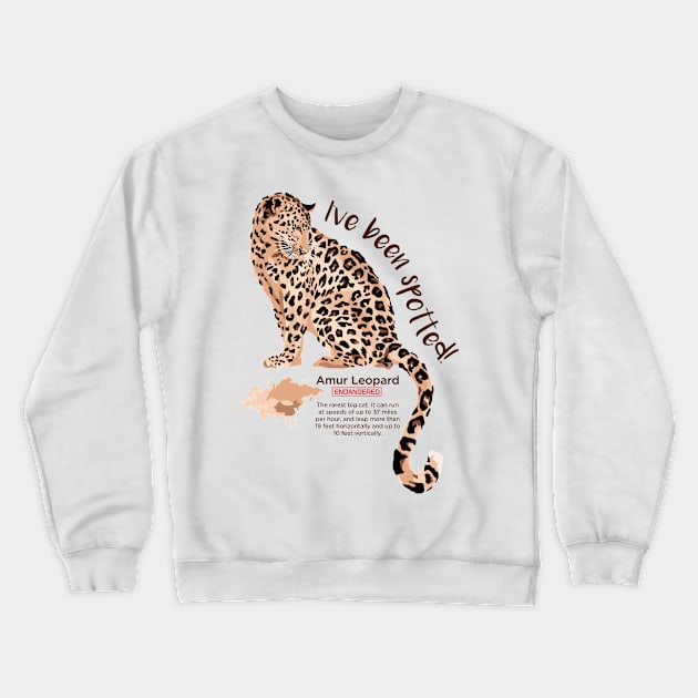 Armur Leopard Crewneck Sweatshirt by Seamed Fit